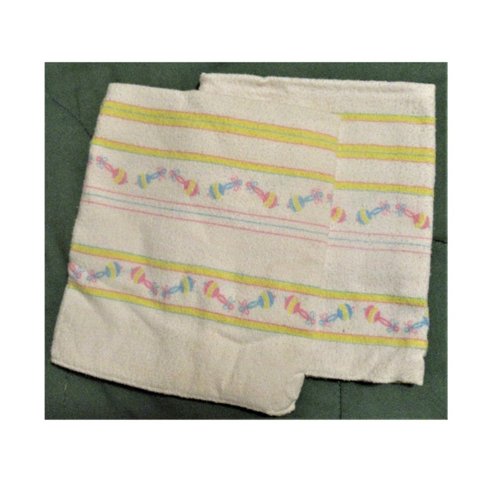 2 RIEGEL cotton receiving blankets